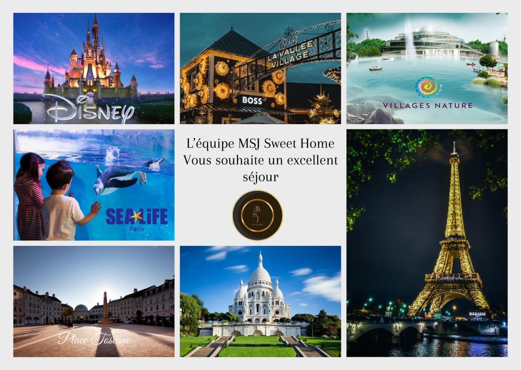 Cosy Appartement - Val D'Europe - Vallee Shopping - Disney 세리스 외부 사진